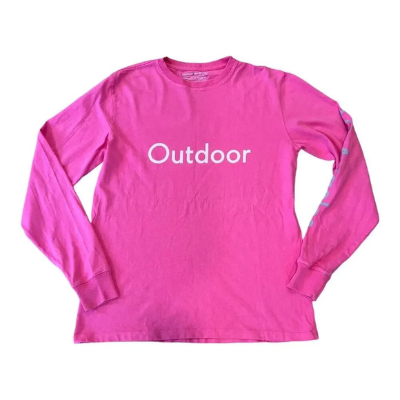 OUTDOOR VOICES LA LOS ANGELES HOT PINK LONG SLEEVE - Picture 2 of 5